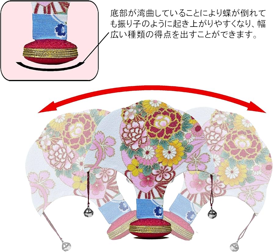 Amazon.co.jp: 【京遊堂】 投扇興セット 蝶 枕 扇子 得点表 点数記入表