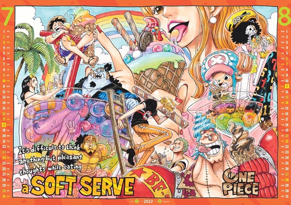 ONE PIECE』 コミックカレンダー (特製スケジュール帳付き) 2022