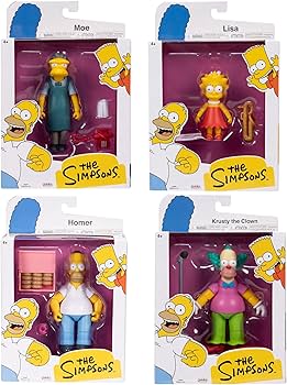 Amazon.co.jp: シンプソンズ アクションフィギュア 4個パック 5インチ