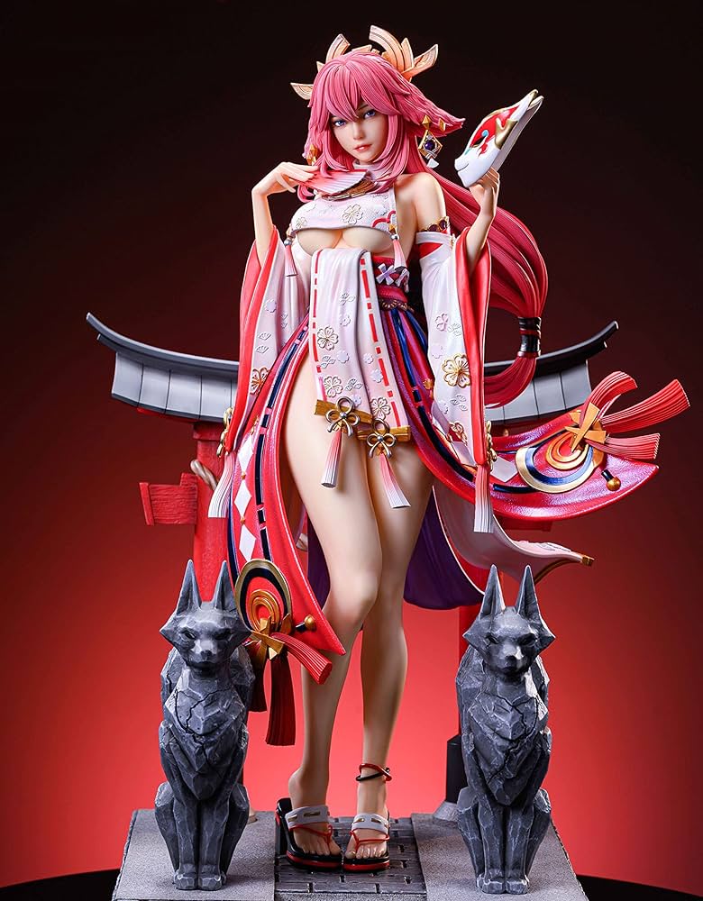 原神 八重神子 YY フィギュア ガレージキット ガレキ スタチュー