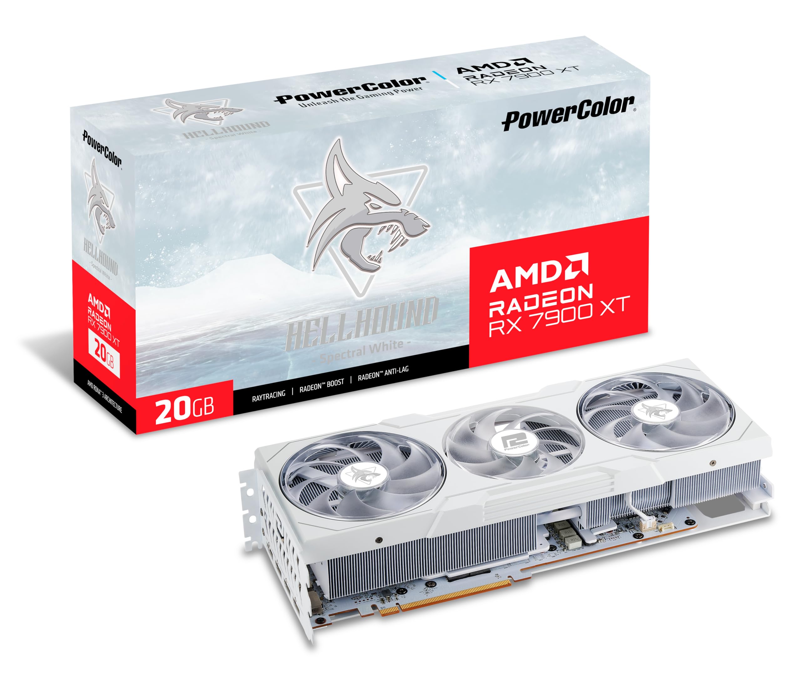 Amazon.com: PowerColor Hellhound Spectral White AMD Radeon RX