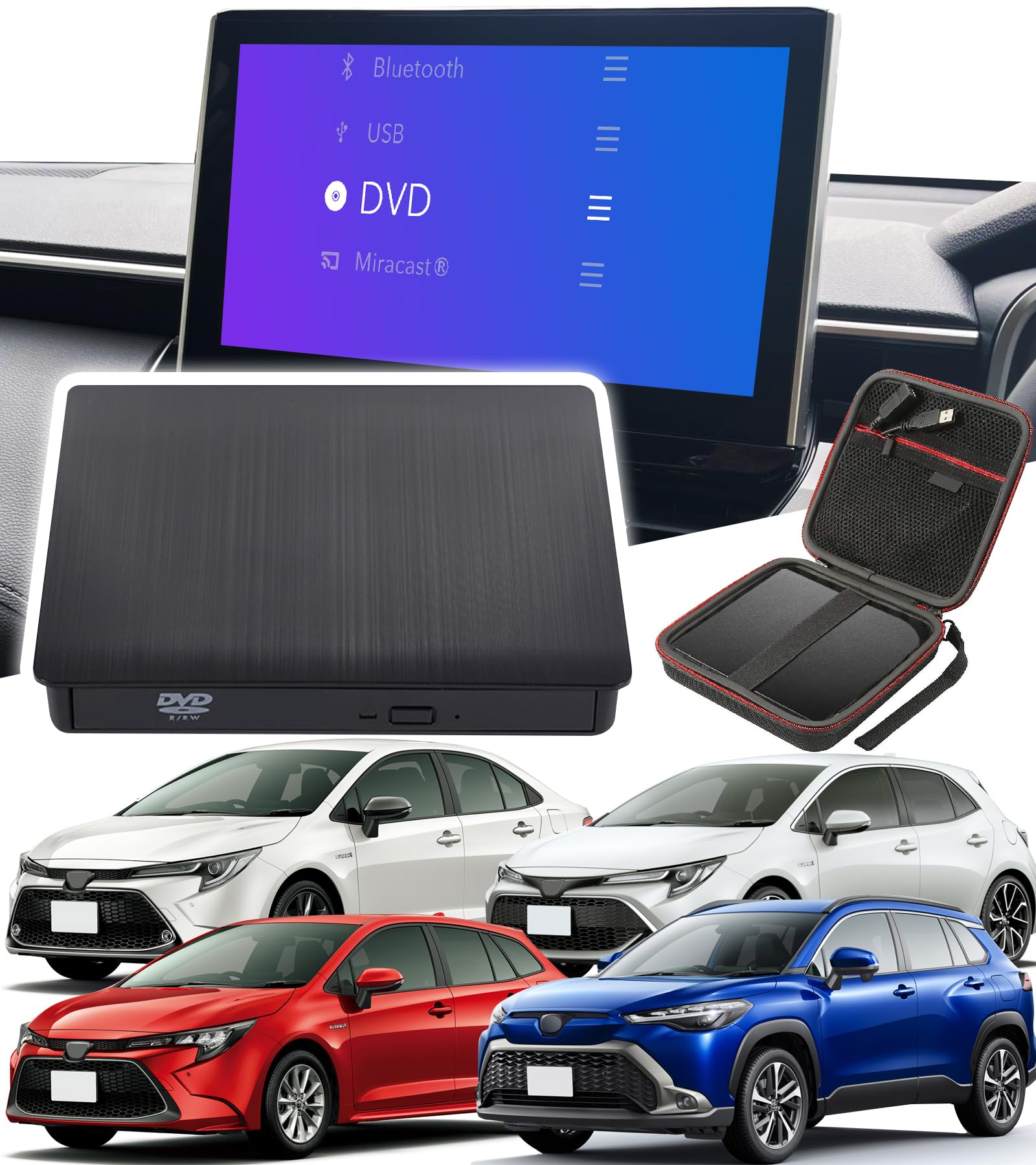 トヨタ 純正 DVD-CDプレーヤー 86270-K0010 カローラシリーズ トヨタ