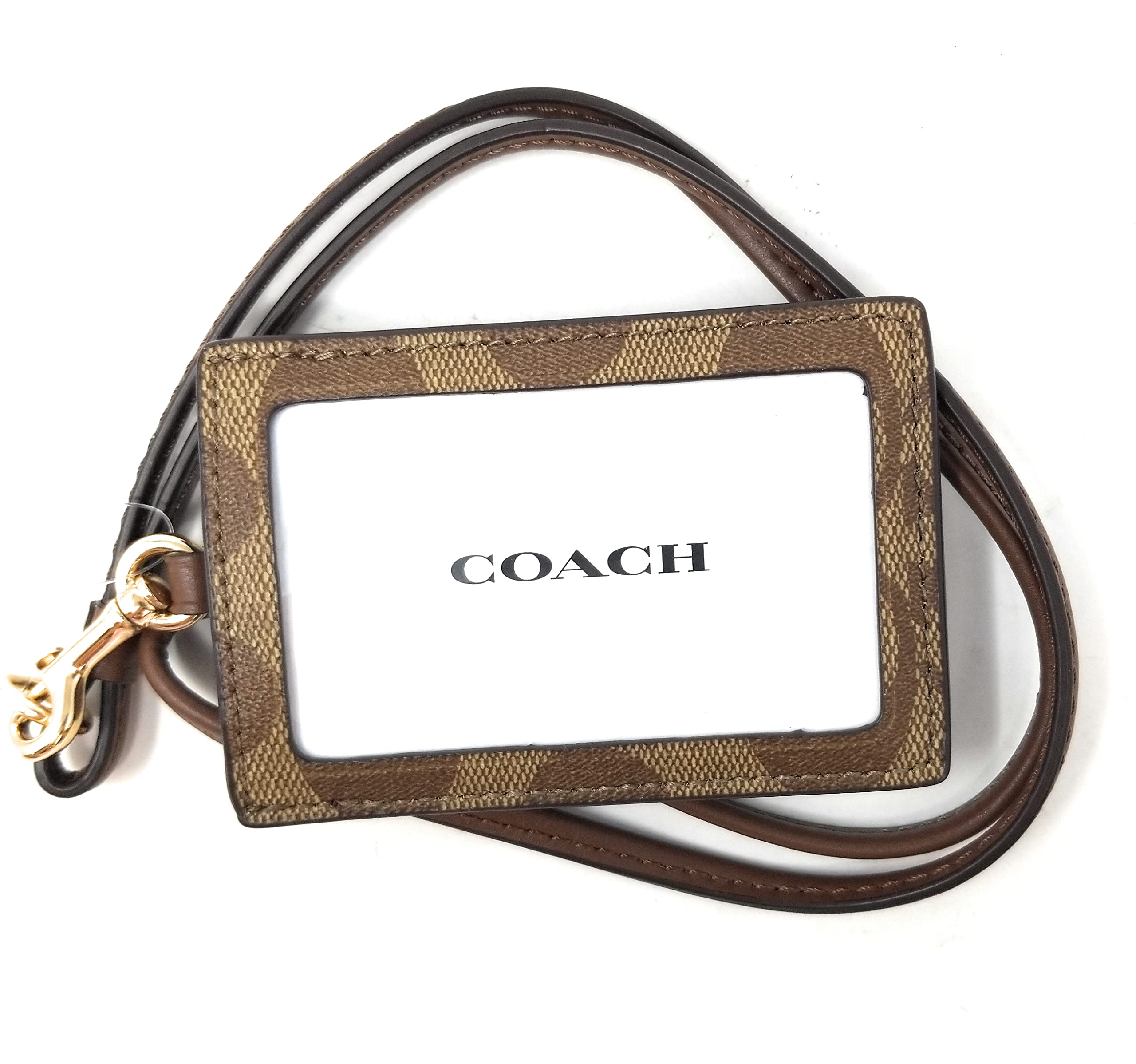 Amazon.com: Coach ID Lanyard in Assorted Colors (Signature Canvas