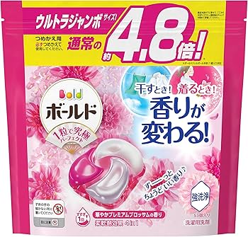 Amazon.co.jp: ボールド 洗濯洗剤 ジェルボール4D プレミアム