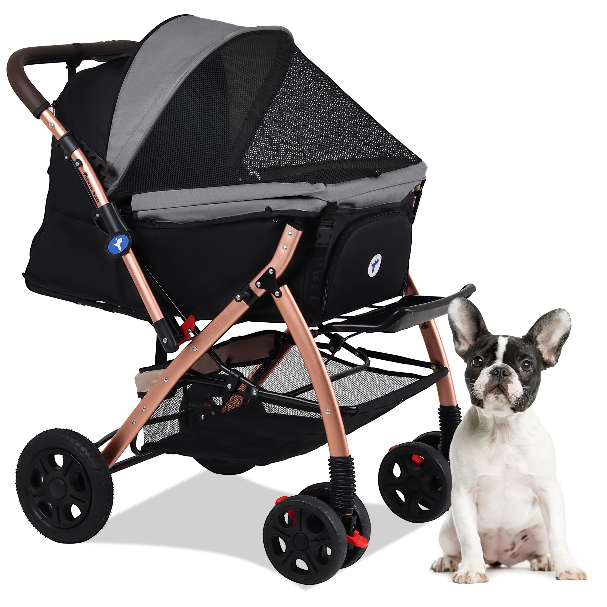 Amazon.co.jp: 「双方向ハンドル」Totoro ball ペットカート 犬 バギー