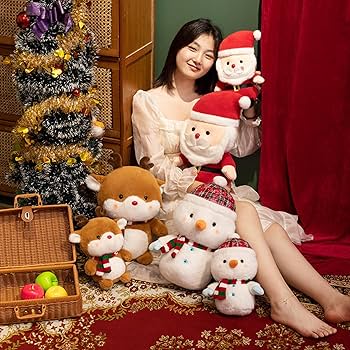 Amazon｜ぬいぐるみ サンタさん 25cm クリスマス プレゼント 添寝枕