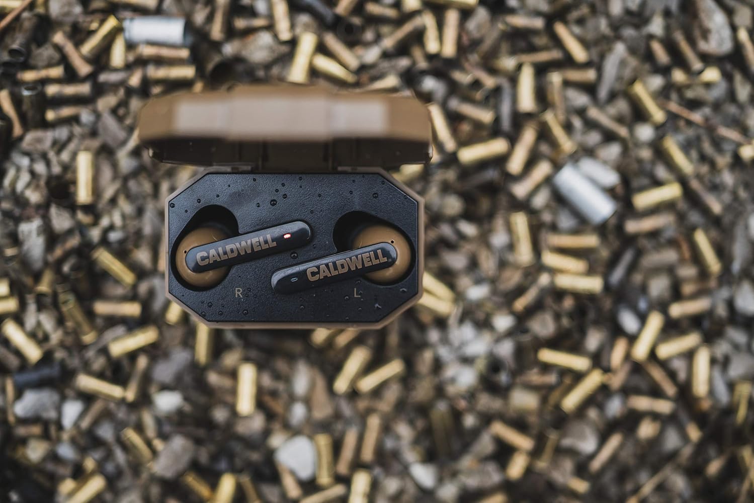 CALDWELL E-MAX SHOTS イヤホン、耳栓 充電ケース付き