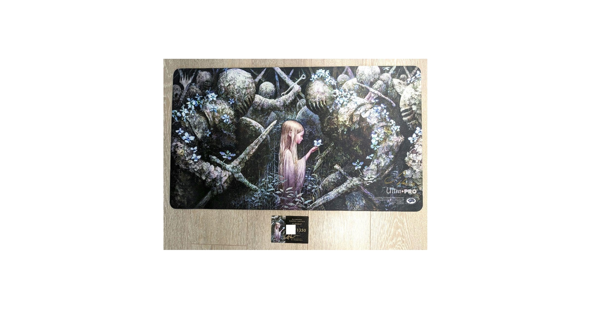 停滞 プレイマット Seb McKinnon サイン入り MTG 停滞 プレイマット