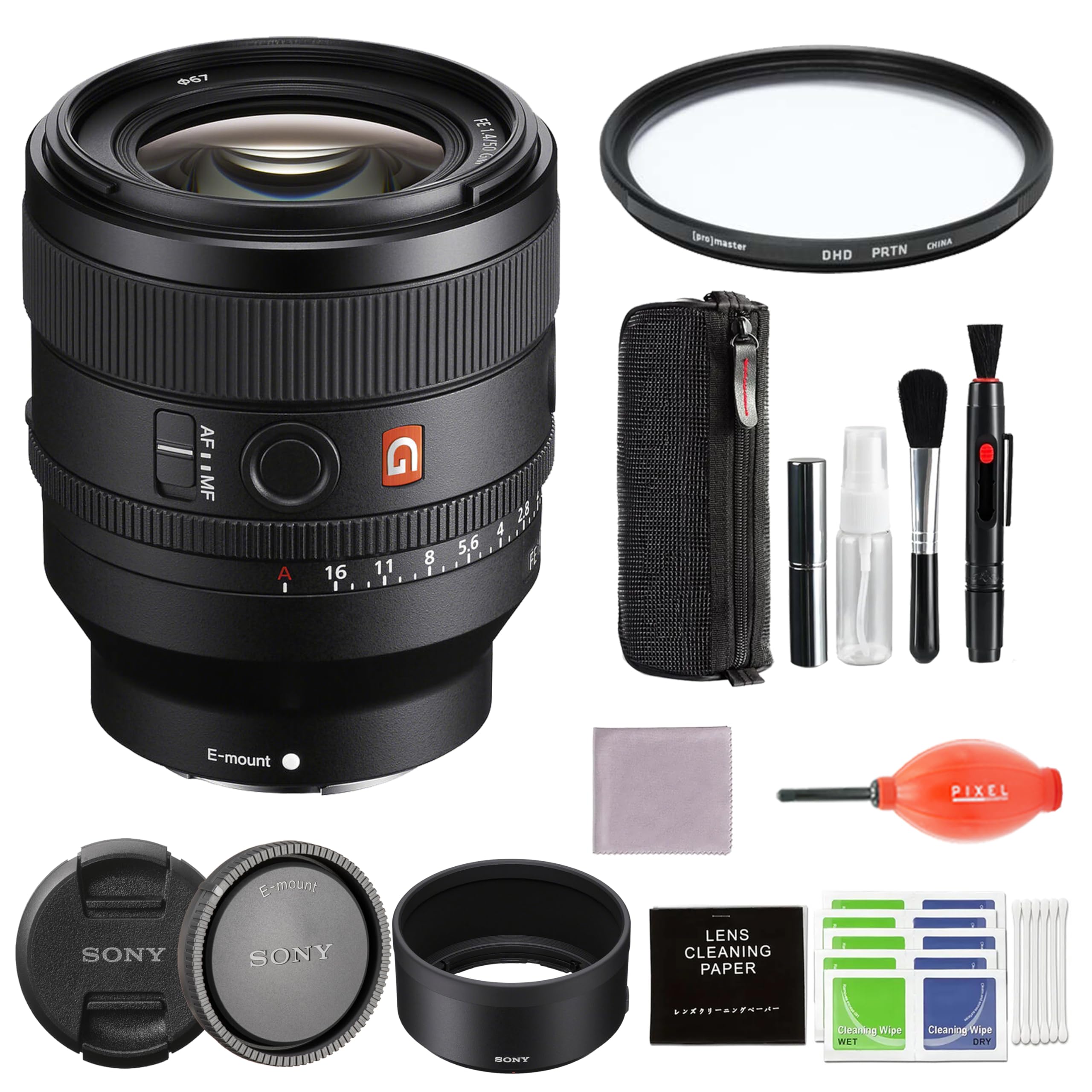 Amazon.com : Sony FE 50mm f/1.4 GM Lens Bundle with 67mm Digital