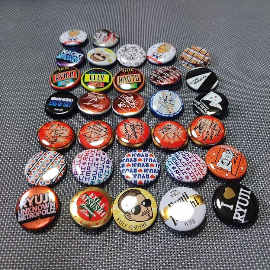 EXILE 三代目 GENERATIONS 缶バッジ EXILE 三代目 GENERATIONS 缶