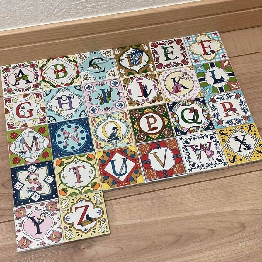 新品】ジブリパーク 限定 アルファベットタイル 26種 コンプリート