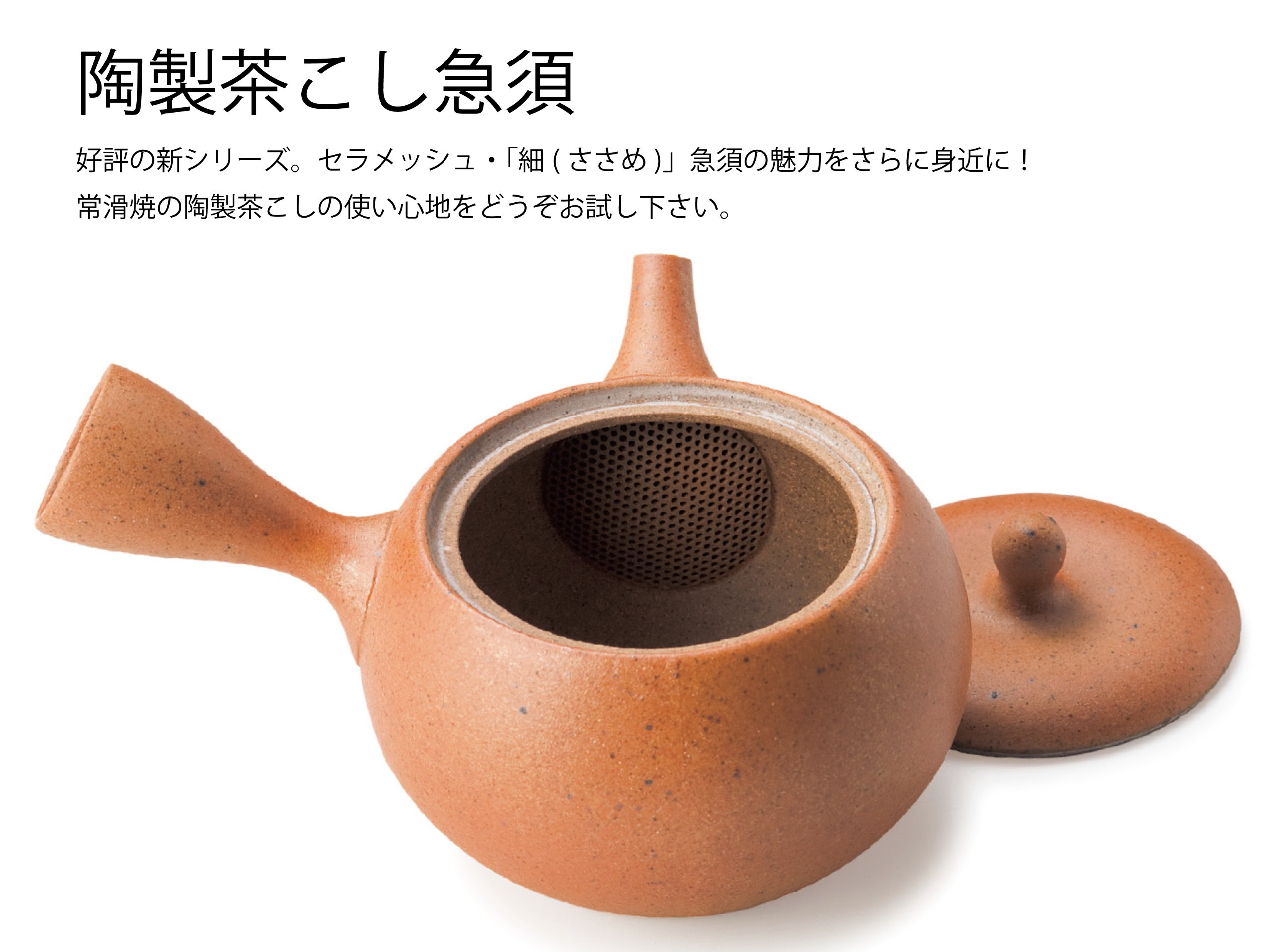 法勝寺焼(初代斗一)造急須