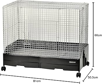 Amazon | SANKO C32 イージーホーム80 ローメッシュBK | Sanko | 飼育