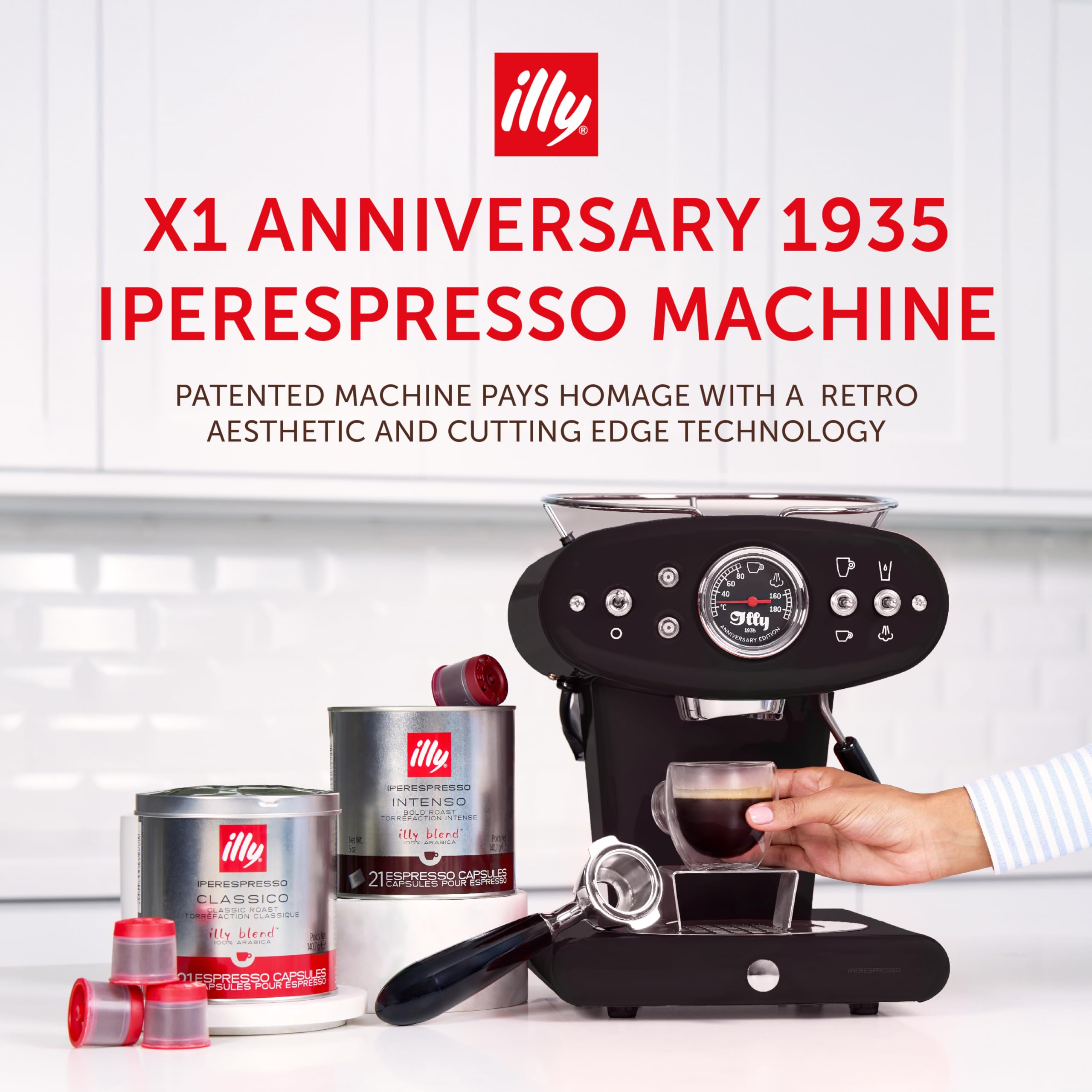 Amazon | (ブラック) - Illy X1 Anniversary エスプレッソマシン