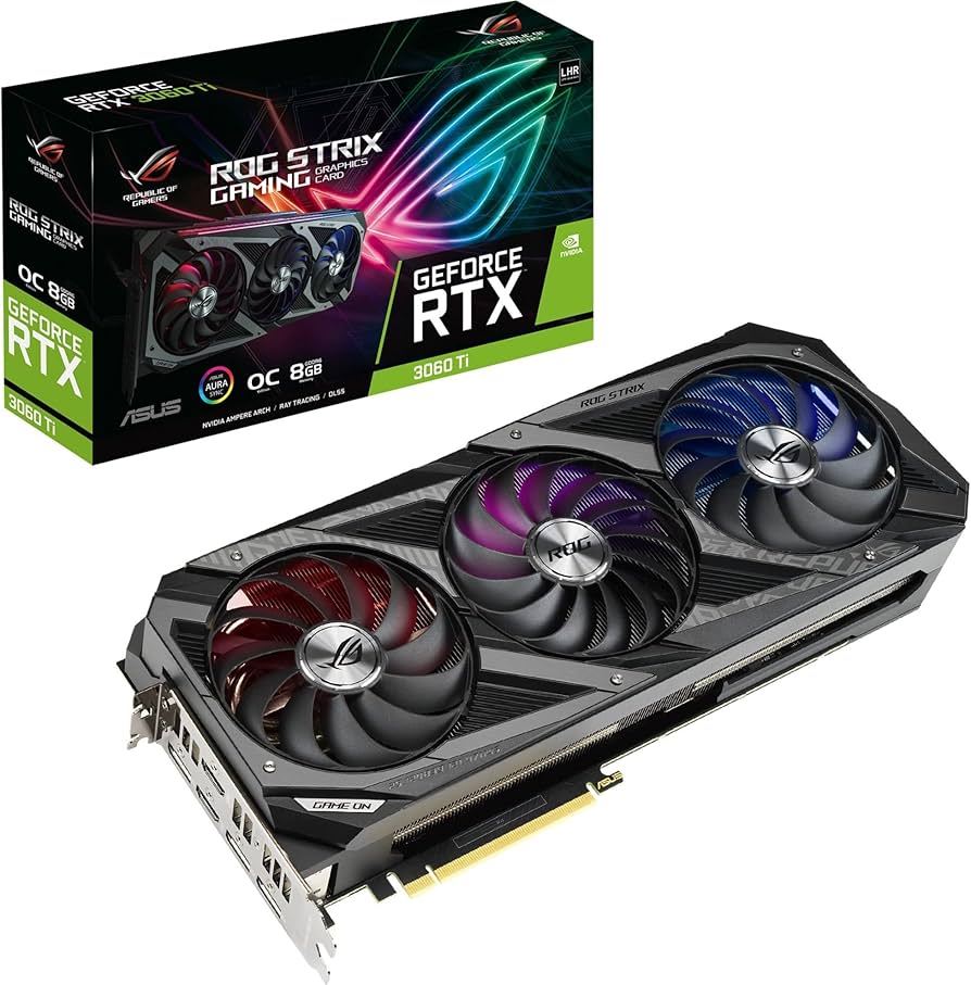 Amazon.com: ASUS ROG Strix NVIDIA GeForce RTX 3060 Ti V2 OC