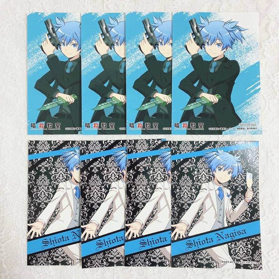 暗殺教室 アニメイト 特典 チェキ カード 赤羽業 潮田渚 潮田渚 赤羽業