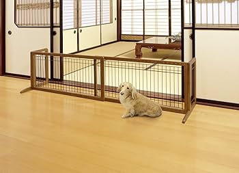 Amazon.co.jp: リッチェル ペット用 木製おくだけゲート ワイド
