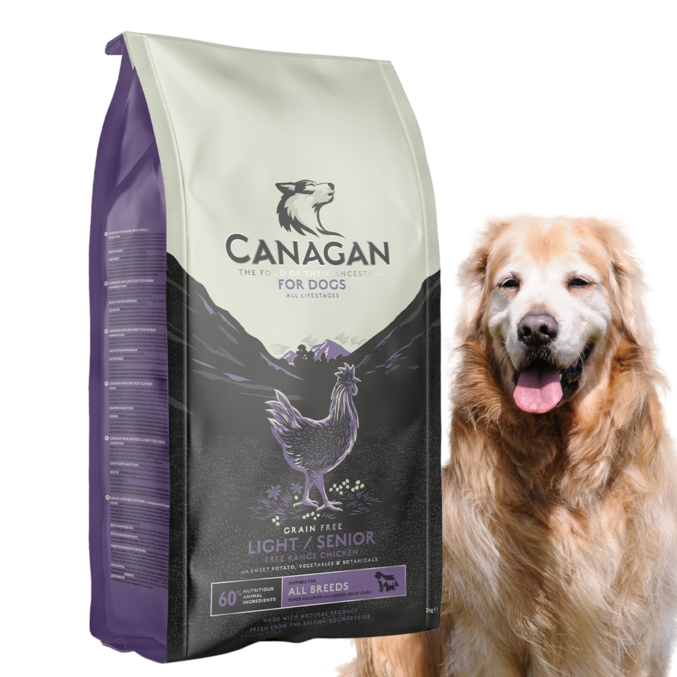 Amazon.co.jp: カナガン ドッグフード チキン シニア用 (1.5kg