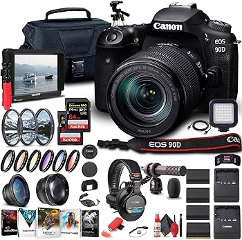 Amazon.com : Canon EOS 90D DSLR Camera with 18-135mm Lens