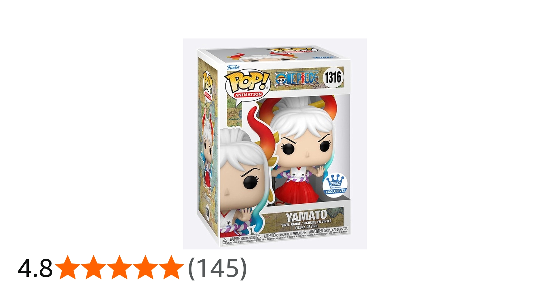 Amazon.co.jp: Funko POP! アニメ:ワンピース ヤマトショップ限定