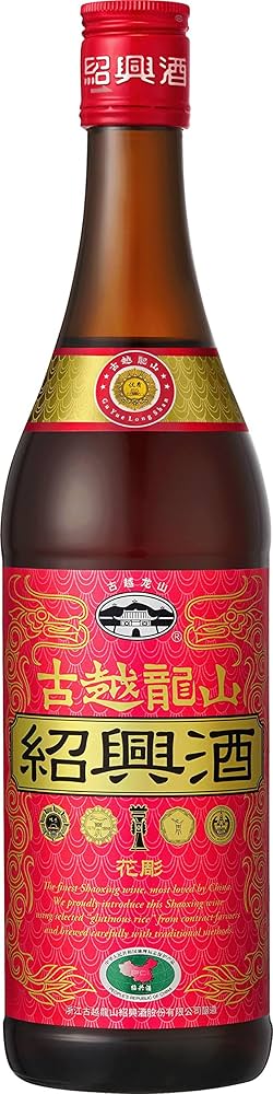 Amazon.co.jp: 古越龍山 紹興酒600ml 金龍 永昌源 : 食品・飲料・お酒