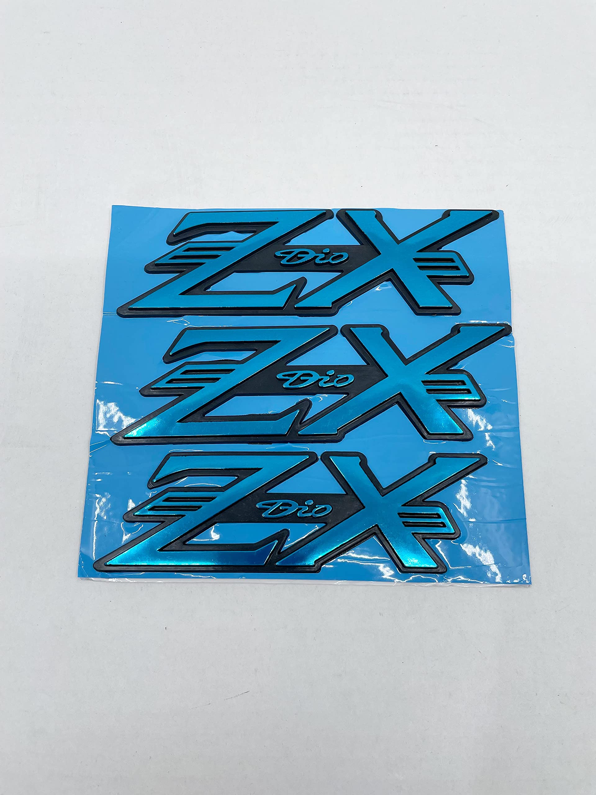 Amazon | ライブDIO AF34 AF35 ZX エンブレム 3枚/1SET (青) ブルー