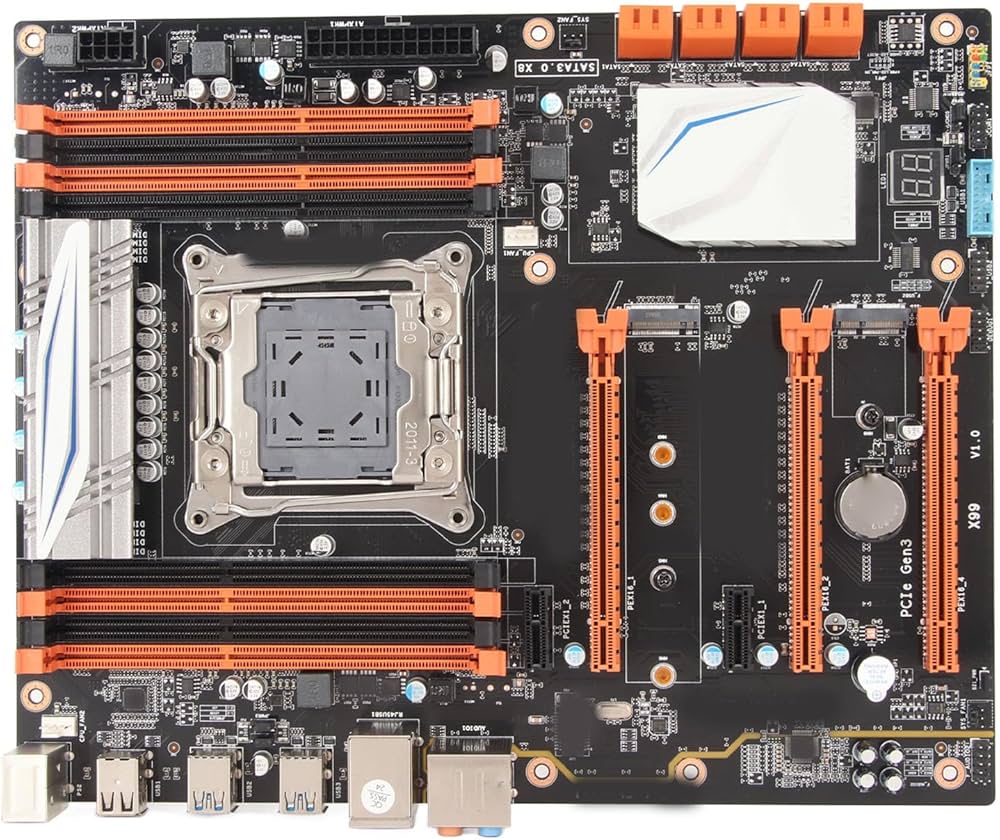 Amazon | DDR3 マザーボード 8 DDR3 メモリスロット、32GB M.2、8 3.0