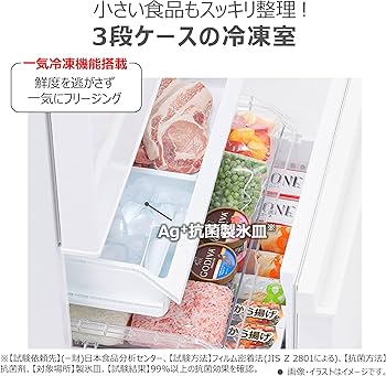 Amazon | TOSHIBA(東芝) 冷蔵庫 幅60.0㎝ 326L GR-W33SC(KZ) 3ドア 右