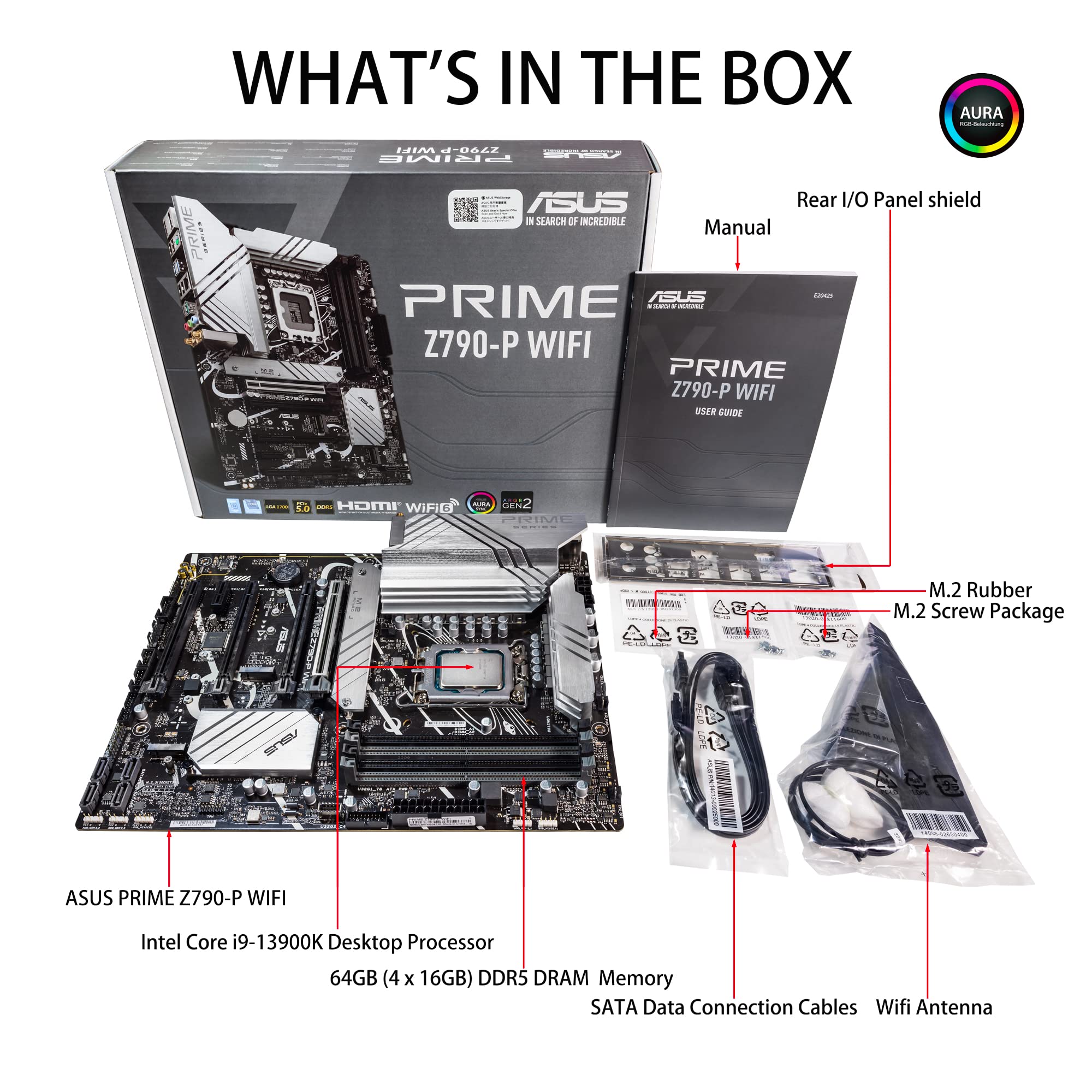 i9-13900K / Z690 マザーボード / DDR4 32GB セット i9-13900K / Z690