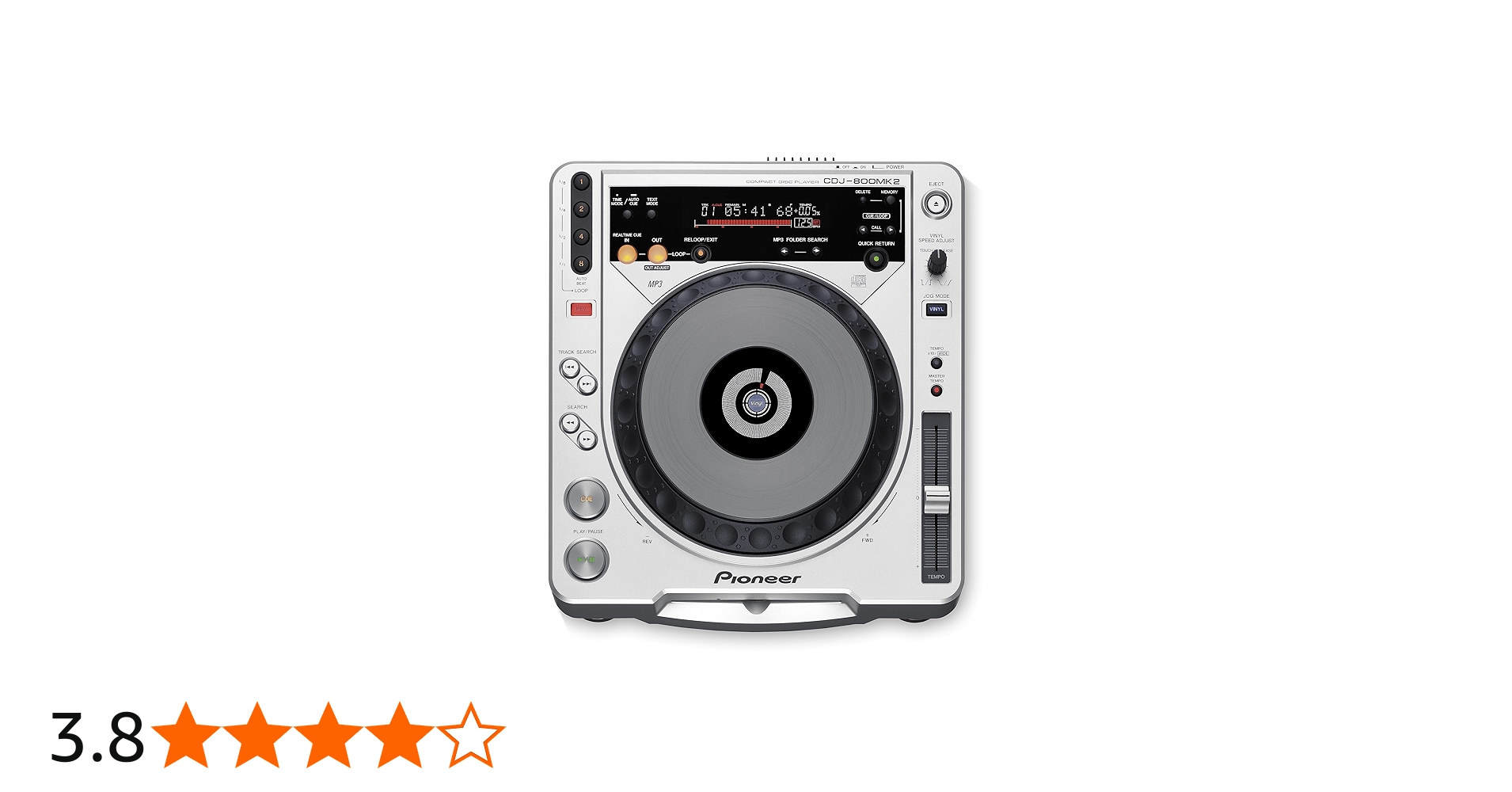 Amazon.co.jp: PIONEER CDJ-800MK2 パイオニア DJ用CDプレイヤー