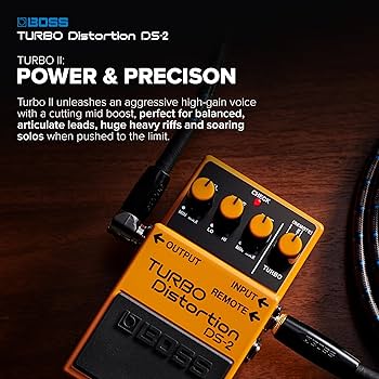 Amazon.com: Boss DS-2 Turbo Distortion Pedal with Remote Jack