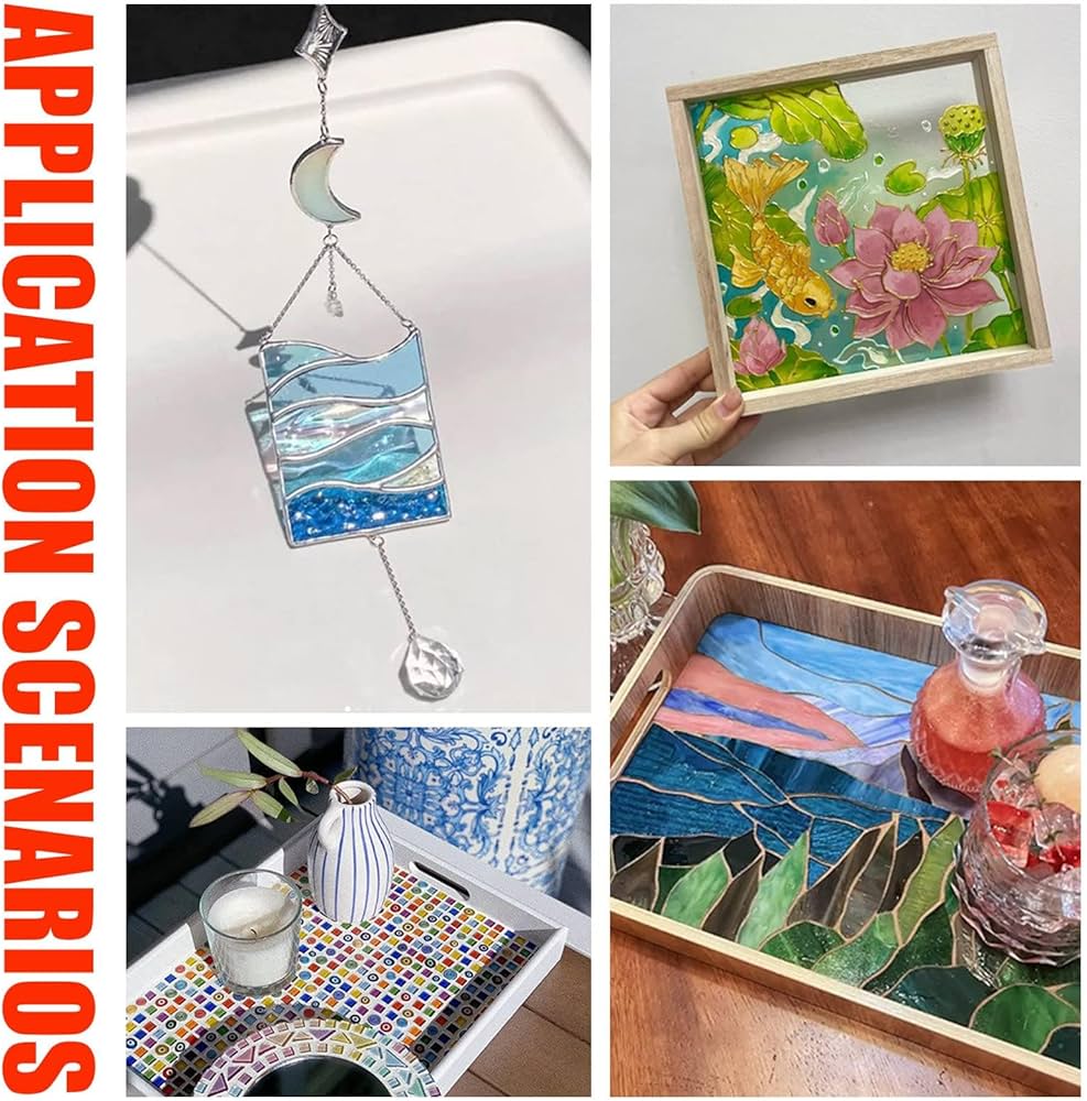 Amazon | ステンドグラスキット、23PCSステンドグラススターターツール