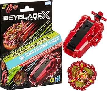 Beyblade X Soar Phoenix 9-60GF Deluxe Line Starter Set, with 1