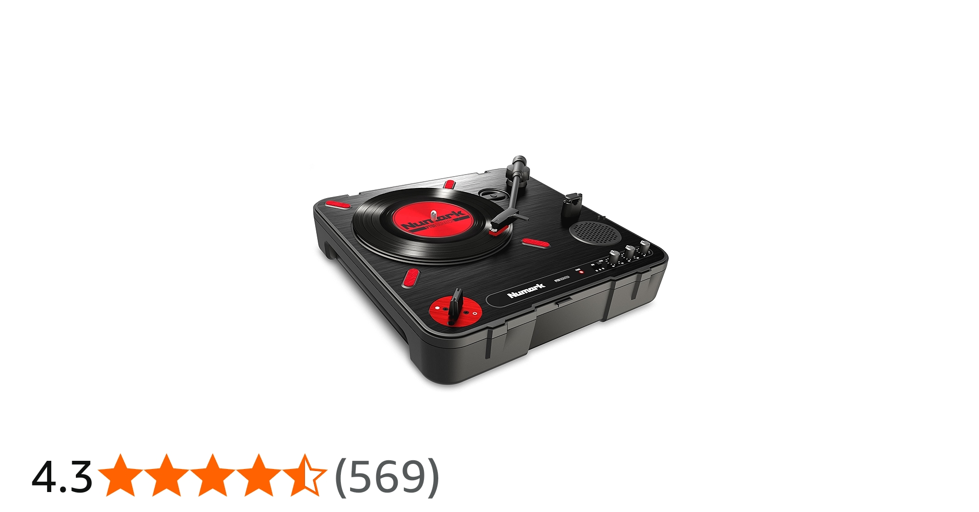 Amazon | Numark スクラッチ・ターンテーブル スピーカー内蔵 乾電池