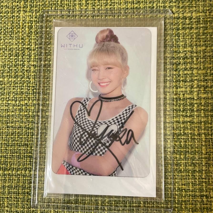 NiziU まゆか 直筆 サイン チェキ NiziUまゆかちゃん 直筆サイン入り