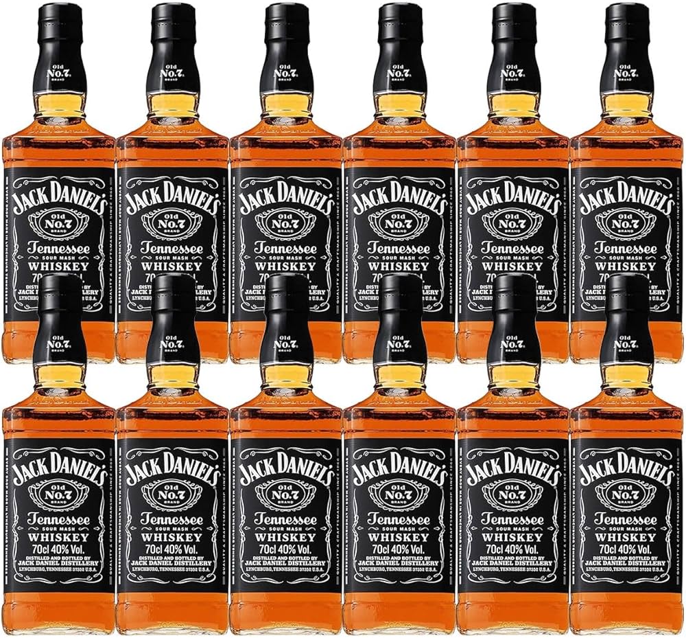 Amazon.co.jp: ジャックダニエル ブラック 正規 40度 700ml×12本