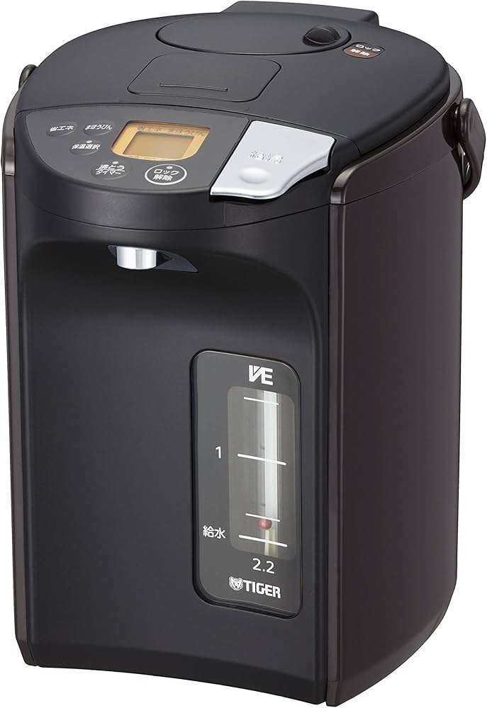 Amazon | タイガー魔法瓶(TIGER) 電気ポット 蒸気レス VE 電気 ま