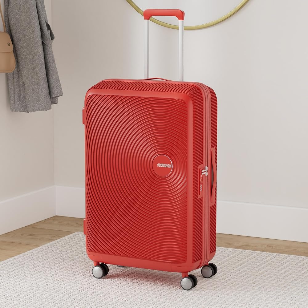 Amazon.com | American Tourister Soundbox, Red (Coral Red), Spinner