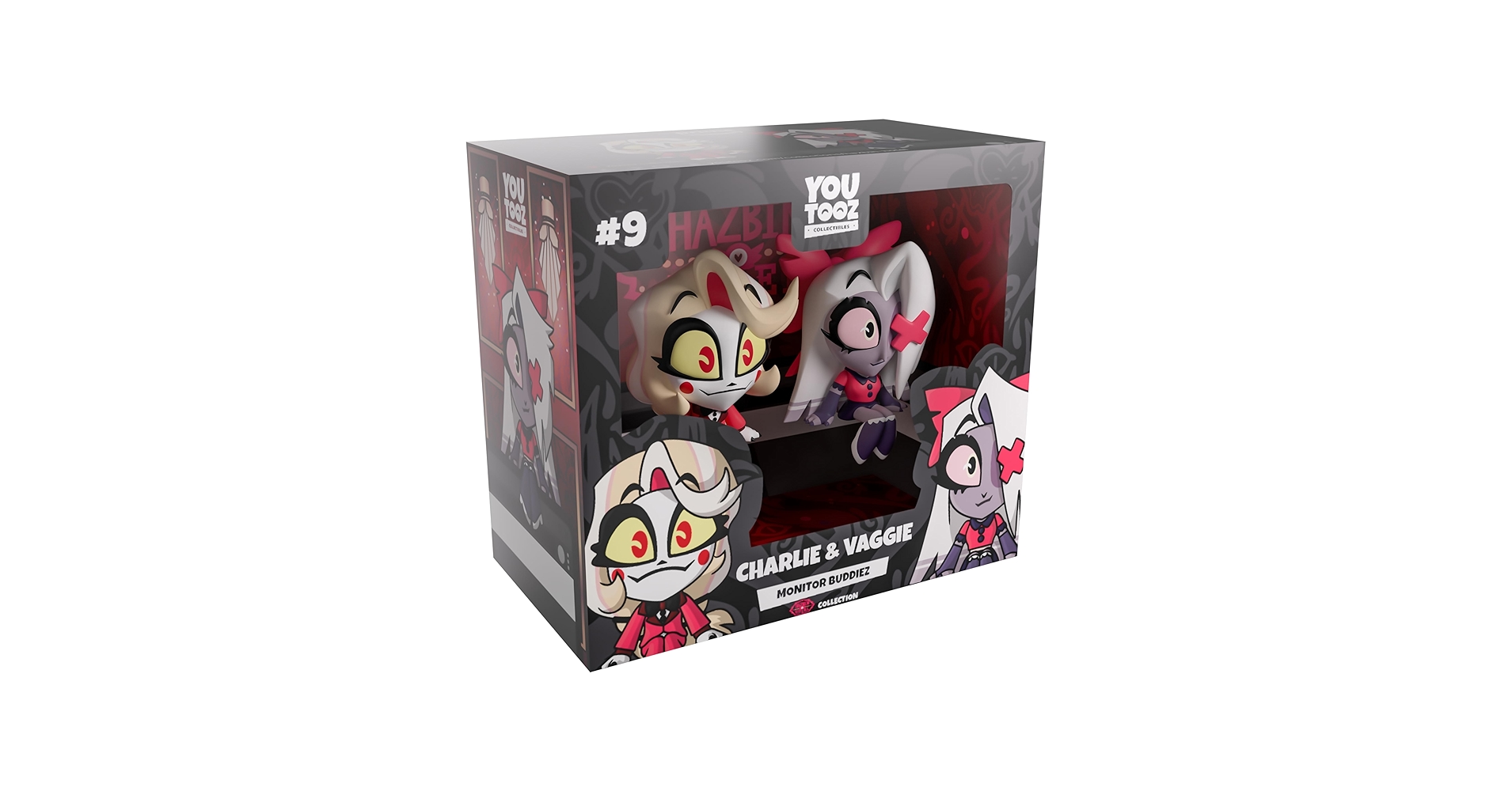 Amazon.co.jp: Youtooz Hazbin Hotel モニターフィギュア 2体セット