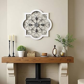 Amazon.com: Sintosin Vintage Wrought Iron Wall Decor 24