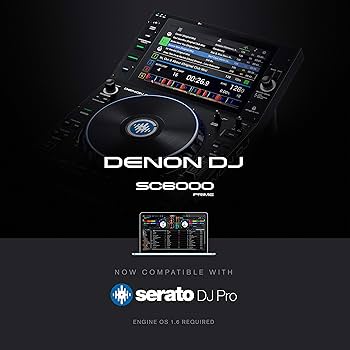 Denon DJ SC6000 PRIME – Reprodutor de mídia profissional para DJ