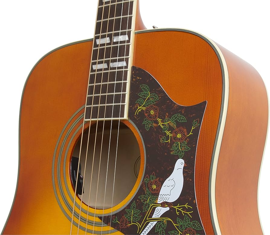 Amazon.com: Epiphone Dove Studio Solid Top Acoustic Electric