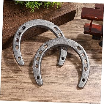 Amazon.co.jp: HOLIDYOYO 4個ヴィンテージ鉄製点馬蹄壁掛け飾り 屋内