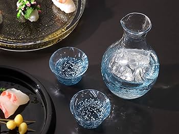 Amazon.com | 東洋佐々木ガラス Cold Sake Set G604-M70: Wine Glasses