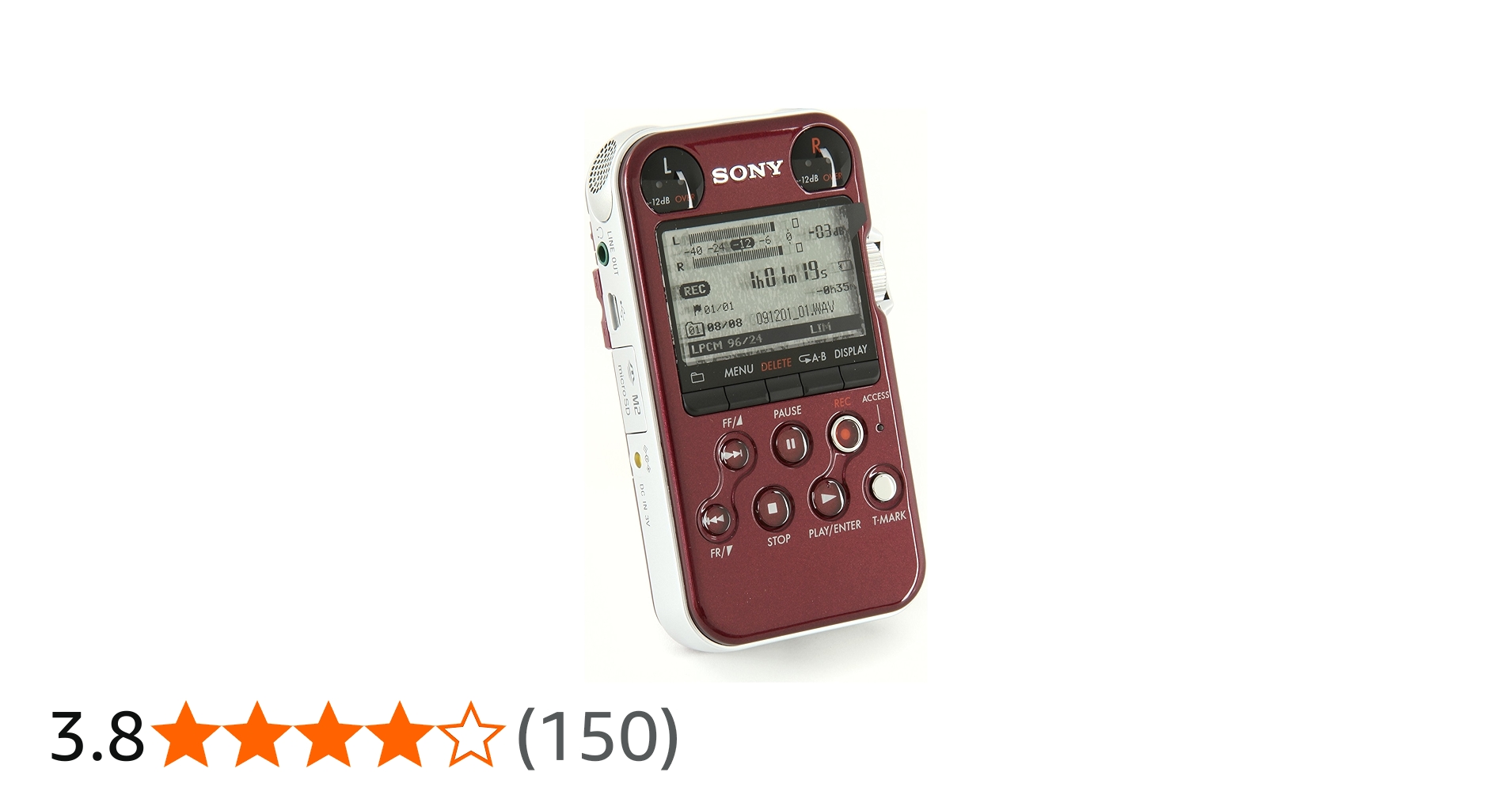 Amazon | SONY リニアPCMレコーダー M10 レッド PCM-M10/R | Sony