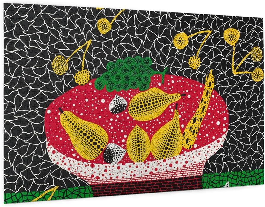 Amazon.co.jp: 1000ピース ジグソーパズル 草間彌生 木製パズル 子供