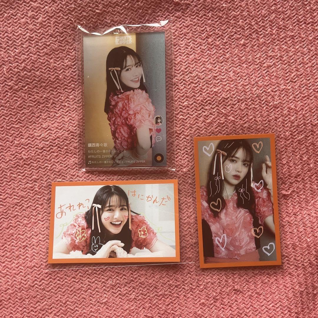 鎮西寿々歌 チェキ FRUITS ZIPPER