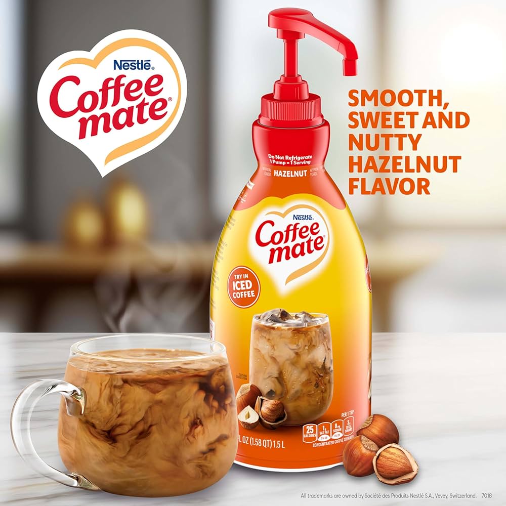 Amazon.co.jp: 【へ－ゼルナッツ味ポンプ式クリーマー】Coffee-mate