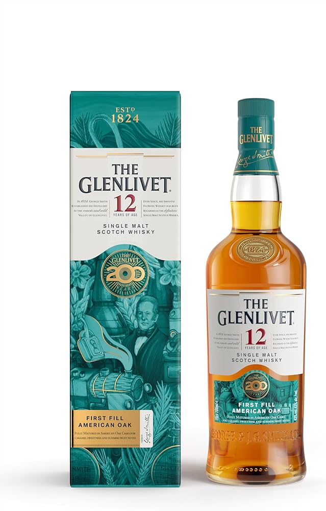 Amazon.co.jp: (200周年記念ボトル)ザ・グレンリベット12年 200周年