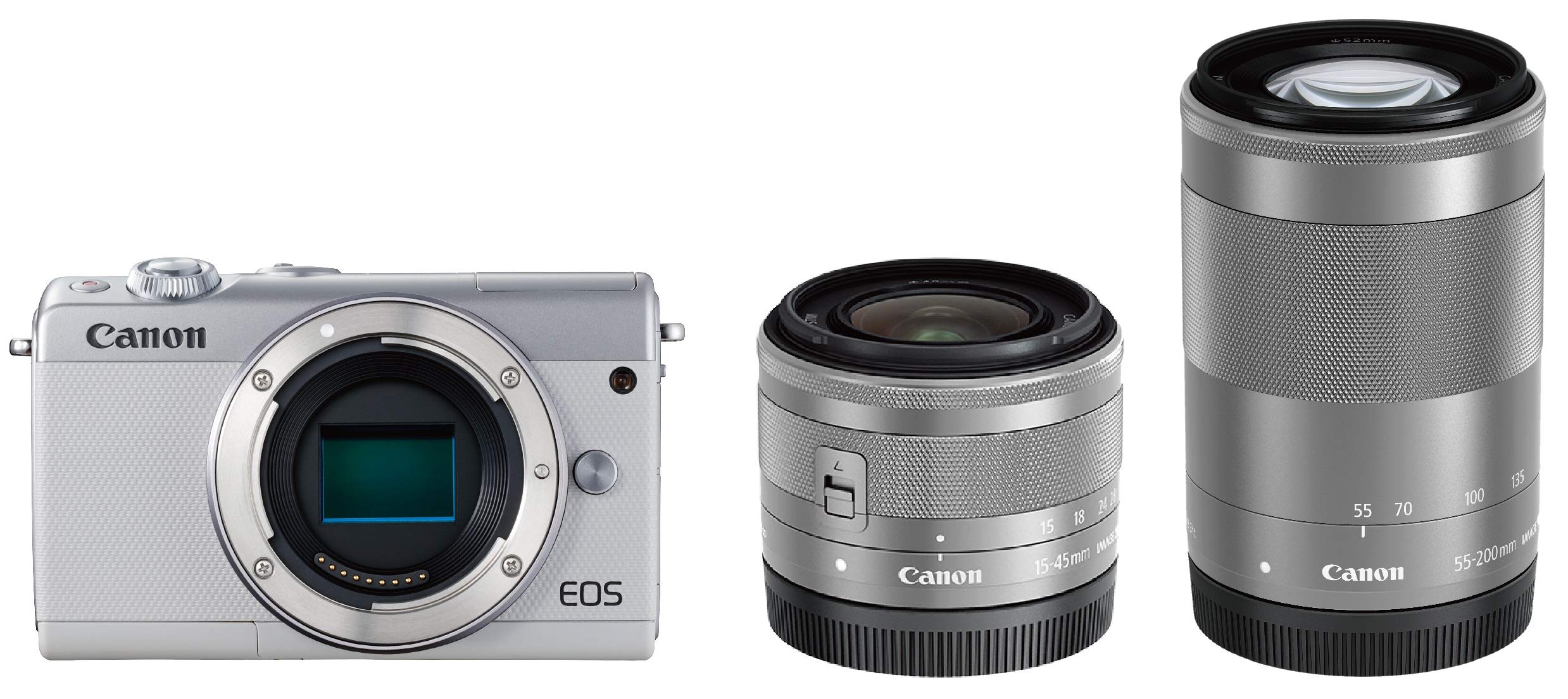 Amazon | Canon ミラーレス一眼カメラ EOS M100 ダブルズームキット